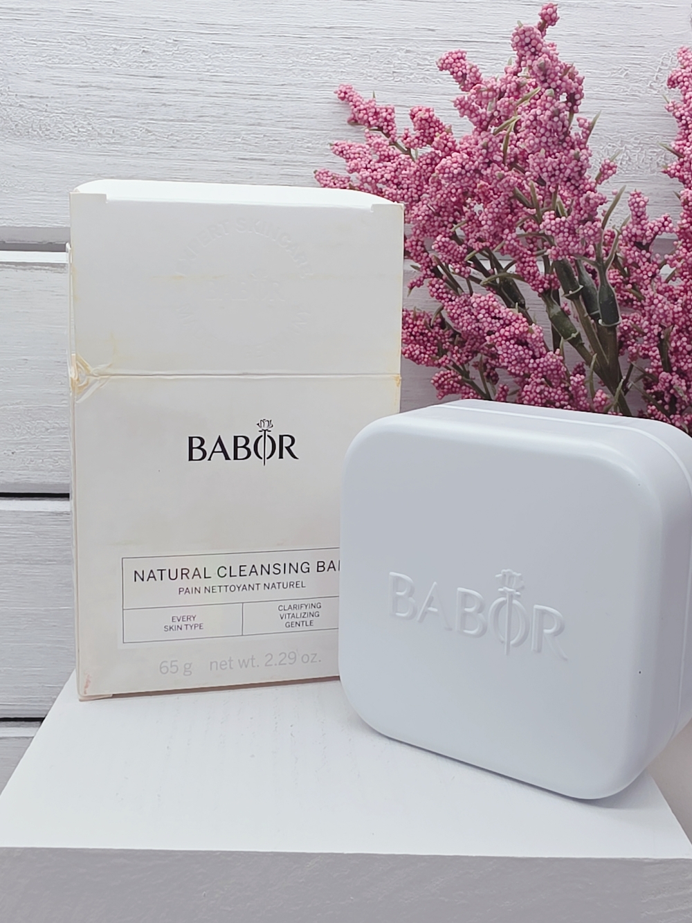 BABOR Natural Cleansing Bar with White Case